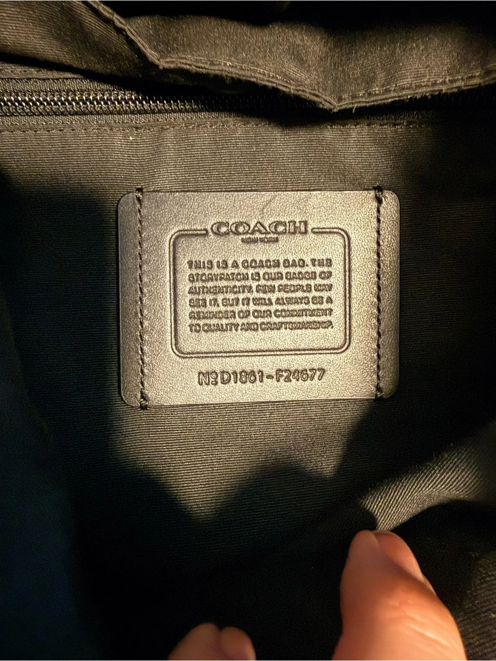 Coach terrain trek backpack
